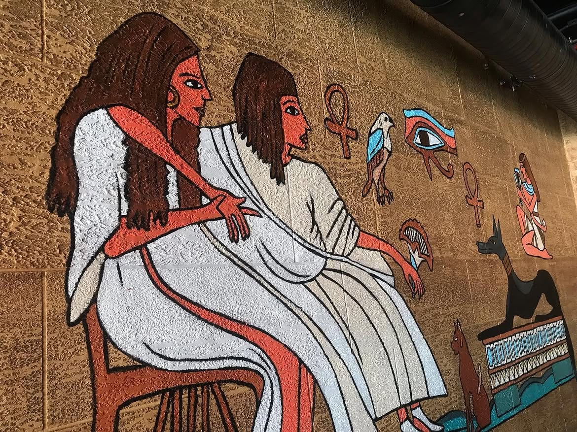 Anubis — Duvar üzerine akrilik boya — 2019