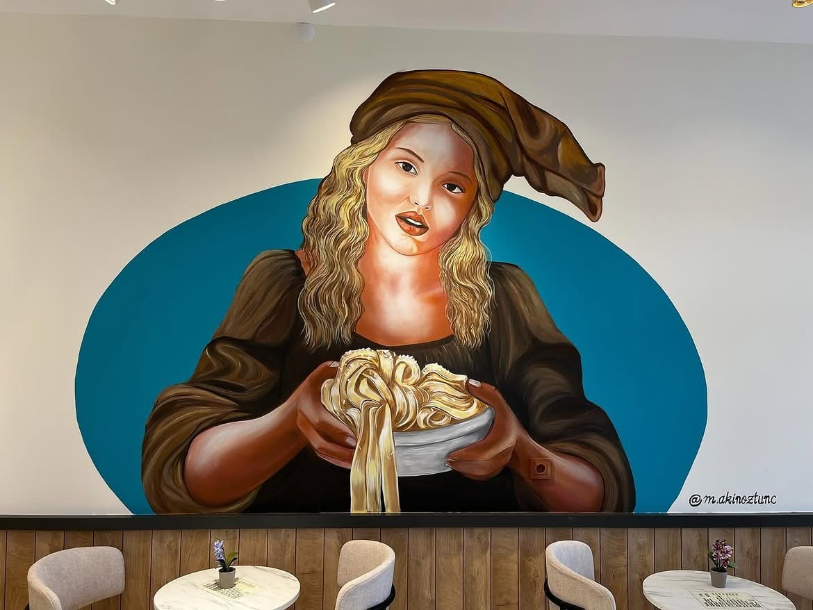 Madonna del Pasta — mural — 2024